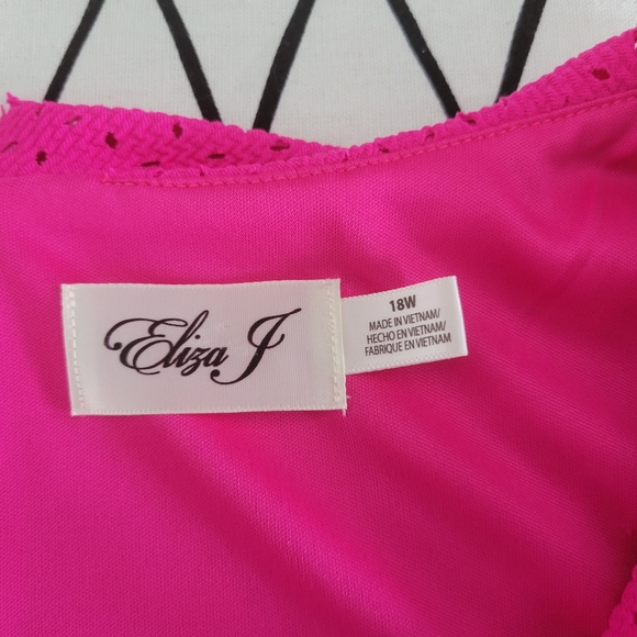 Eliza J Pink Sleeveless A-Line Mini Dress - Picture 10 of 12